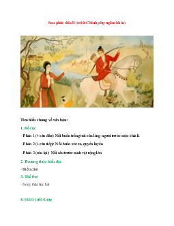 Sau phút chia li (trích Chinh phụ ngâm khúc) – Ngữ văn lớp 7