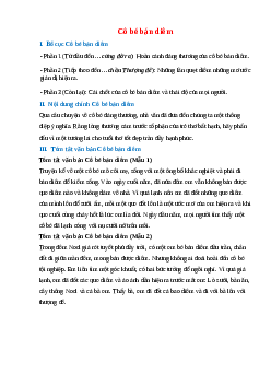 Bố cục bài Cô bé bán diêm chuẩn nhất