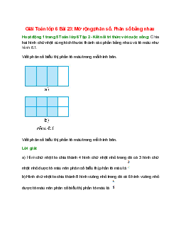 Hoạt động 1 trang 5 Toán 6 Tập 2 | Kết nối tri thức Giải toán lớp 6