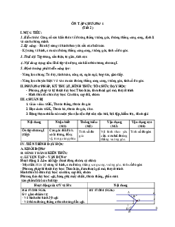 Giáo án Toán 7 Ôn tập chương 1 (tiết 2) mới nhất