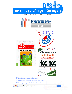 16 phương pháp giải nhanh trắc nghiệm hóa học có đáp án