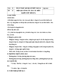 GIÁO ÁN CÔNG NGHỆ 9 BÀI 9: THỰC HÀNH LẮP ĐẶT MẠCH ĐIỆN HAI CÔNG TẮC BA CỰC ĐIỀU KHIỂN MỘT ĐÈN (T1) MỚI NHẤT - CV5512.
