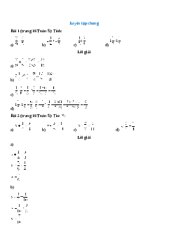 Toán lớp 5 trang 16, 17 Luyện tập chung