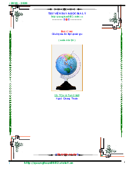12 đề thi thử THPT môn Địa Lí