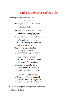 Những câu hát châm biếm – nội dung, dàn ý phân tích, bố cục, tóm tắt