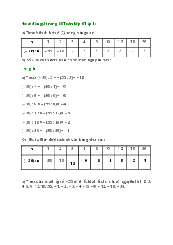 Hoạt động 3 trang 86 Toán 6 Tập 1 | Cánh diều Giải toán lớp 6