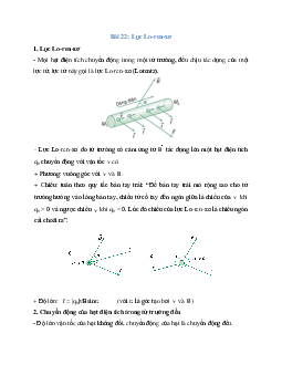 Lý thuyết Lực Lo-ren-xơ (mới 2023 + 24 câu trắc nghiệm) hay, chi tiết – Vật Lí 11