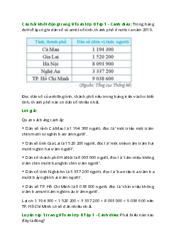 Giải SGK Toán 6 Bài 2 (Cánh diều): Tập hợp các số tự nhiên