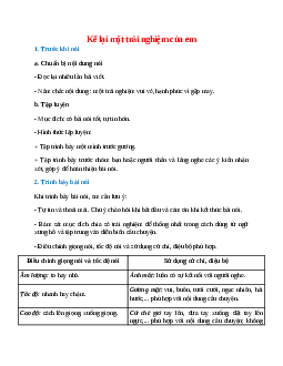 Soạn bài Kể lại một trải nghiệm của em – hay nhất Kết nối tri thức