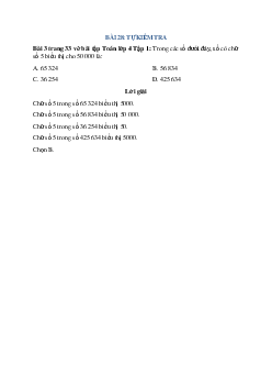 Trong các số dưới đây, số có chữ số 5 biểu thị cho 50 000 là