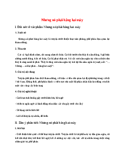 Nhưng nó phải bằng hai mày - nội dung, dàn ý phân tích, bố cục, tóm tắt