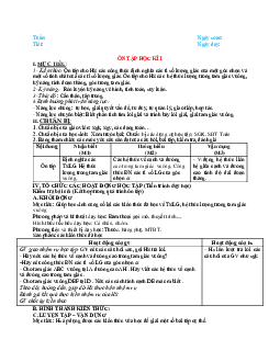 Giáo án Hình học 9: Ôn tập chương I mới nhất