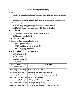 GIÁO ÁN CÔNG NGHỆ 6 ÔN TẬP HKI MỚI NHẤT – CV5512