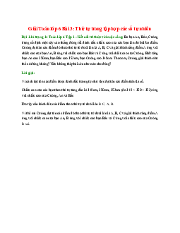 Bài 1.16 trang 14 Toán  6 Tập 1 | Kết nối tri thức Giải toán lớp 6