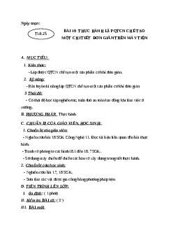 Giáo án công nghệ 11 bài 18: Thực hành lập qtcn chế tạo một chi tiết  đơn giản trên máy tiện mới nhất
