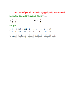 Luyện Tập 5 trang 18 Toán 6 Tập 2 | Kết nối tri thức Giải toán lớp 6