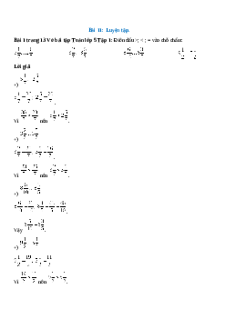 Điền dấu >; < ; = vào chỗ chấm: 5 1/7 .... 2 6/7