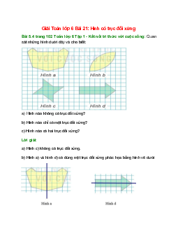 Bài 5.4 trang 102 Toán 6 Tập 1 | Kết nối tri thức Giải toán lớp 6