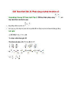 Hoạt động 2 trang 16 Toán 6 Tập 2 | Kết nối tri thức Giải toán lớp 6