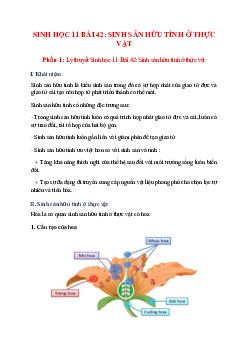Lý thuyết Sinh học 11 Bài 42 (mới 2023 + 76 câu trắc nghiệm): Sinh sản hữu tính ở thực vật