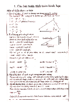 Bồi dưỡng học sinh giỏi Toán Hình học 9