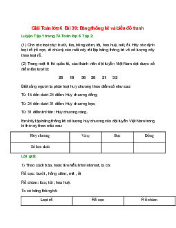 Luyện Tập 1 trang 74 Toán 6 Tập 2 | Kết nối tri thức Giải toán lớp 6