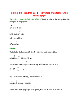 Thực hành 1 trang 42 Toán 6 Tập 2 | Chân trời sáng tạo Giải toán lớp 6