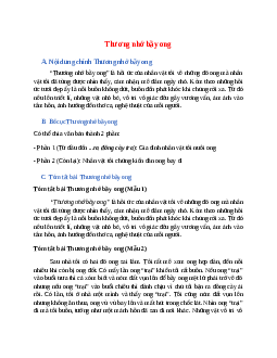 Nội dung chính bài Thương nhớ bầy ong hay, chính xác nhất