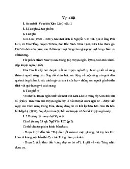 Soạn bài Vợ nhặt (Kim Lân) - ngắn nhất Soạn văn 12