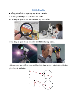 Lý thuyết Kính lúp (mới 2023 + 28 câu trắc nghiệm) hay, chi tiết – Vật Lí 11