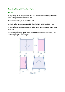 Hoạt động 1 trang 105 Toán 6 Tập 1 | Cánh diều Giải toán lớp 6