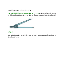 Câu hỏi khởi động trang 94 Toán 6 Tập 2 | Cánh diều Giải toán lớp 6