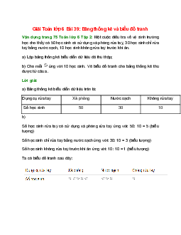 Vận dụng trang 75 Toán 6 Tập 2 | Kết nối tri thức Giải toán lớp 6