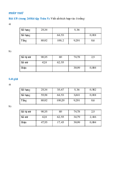 Viết số thich hợp vào ô trống: Bài 133 trang 24 Bài tập Toán 5