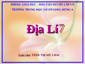 Giáo án Địa lí 7 Bài 44: Kinh tế Trung và Nam Mĩ