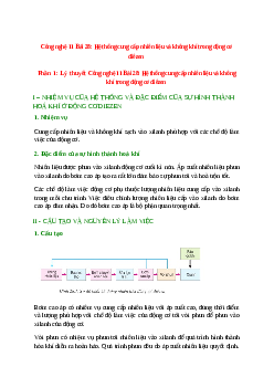 Lý thuyết Công nghệ 11 Bài 28 (mới 2023 + 10 câu trắc nghiệm): Hệ thống cung cấp nhiên liệu và không khí trong động cơ điêzen