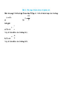 Viết số thích hợp vào ô trống 1 = 2/...