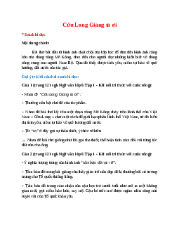 Soạn bài Cửu Long Giang ta ơi – hay nhất Kết nối tri thức