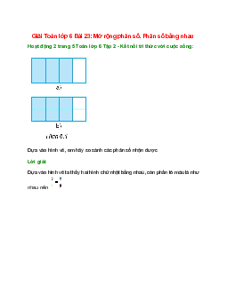 Hoạt động 2 trang 5 Toán 6 Tập 2 | Kết nối tri thức Giải toán lớp 6