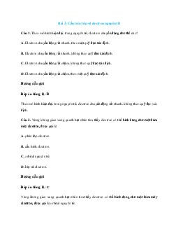 20 câu Trắc nghiệm Cấu trúc lớp vỏ electron nguyên tử (Kết nối tri thức 2024) có đáp án – Hóa học lớp 10