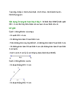 Vận dụng 3 trang 82 Toán 6 Tập 1 | Chân trời sáng tạo Giải toán lớp 6