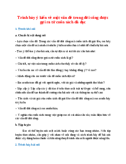 Soạn bài Trinh bày ý kiến về một vấn đề trong đời sống được gợi ra từ cuốn sách đã đọc – hay nhất Kết nối tri thức