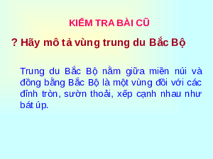 Giáo án Địa lý lớp 4 Bài 5: Tây Nguyên