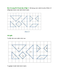 Bài 3 trang 104 Toán 6 Tập 1 | Cánh diều Giải toán lớp 6