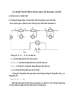 Lý thuyết Đoạn mạch nối tiếp (mới 2023 + 15 câu trắc nghiệm) hay, chi tiết – Vật Lí 9