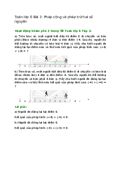 Hoạt động khám phá 2 trang 58 Toán 6 Tập 1 | Chân trời sáng tạo Giải toán lớp 6