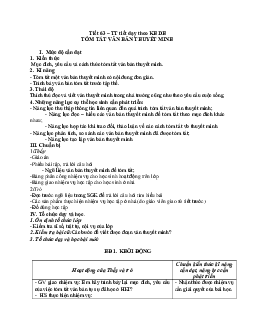 Giáo án ngữ văn lớp 10 Tiết 63: Tóm tắt văn bản thuyết minh