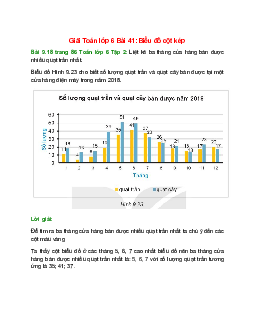 Bài 9.18 trang 86 Toán 6 Tập 2 | Kết nối tri thức Giải toán lớp 6