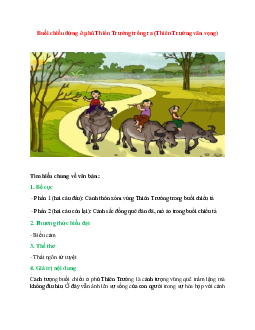 Buổi chiều đứng ở phủ Thiên Trường trông ra – Ngữ văn lớp 7