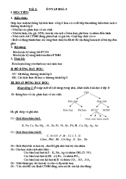Giáo án Hóa học 9 cả năm mới nhất